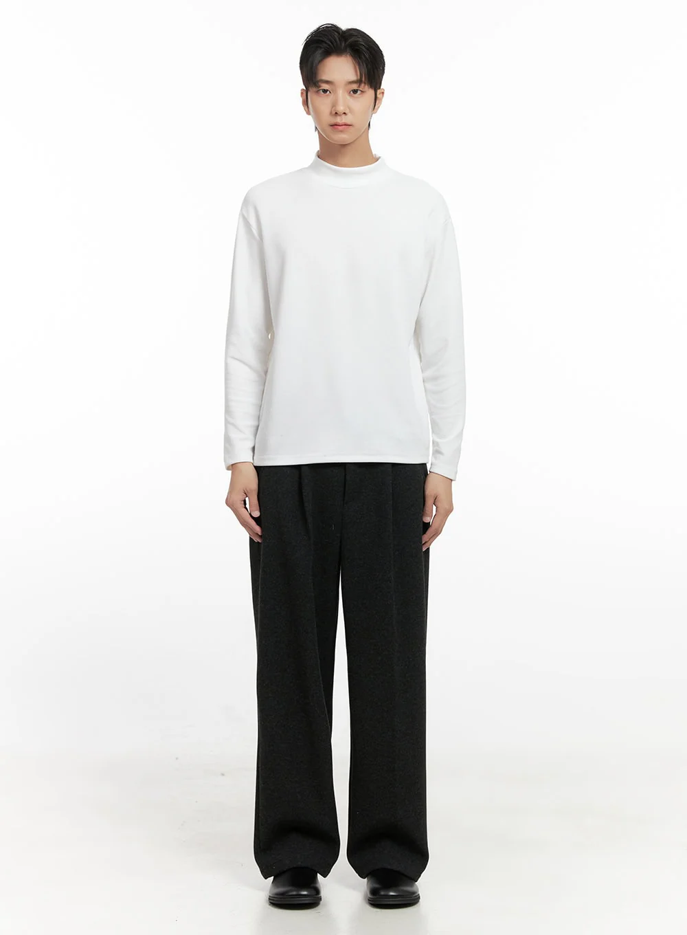 Men's Mock Neck Sweater ID406 - Image 7