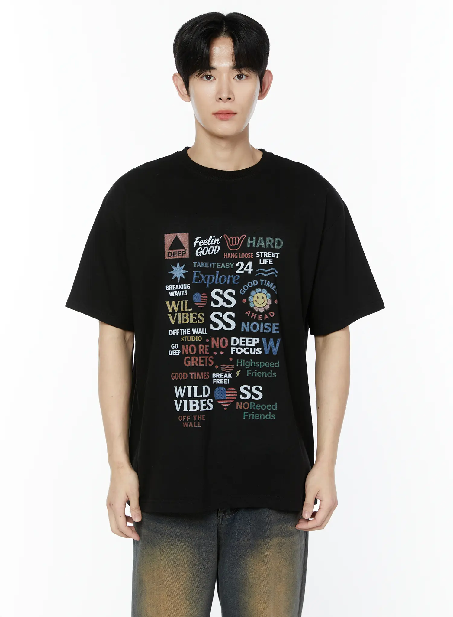 Men's Modern Vibes Graphic T-Shirt IA527 - Image 10