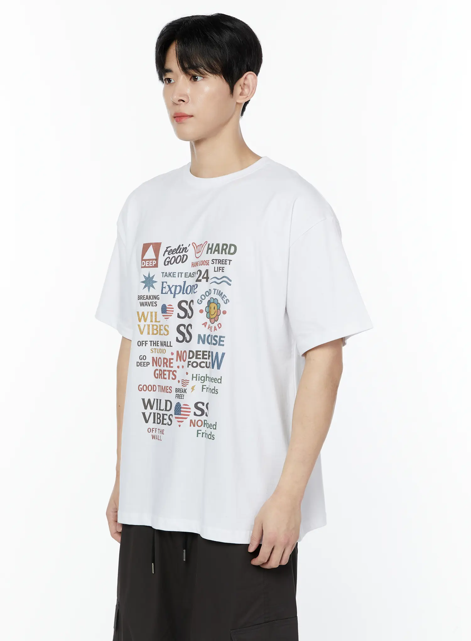 Men's Modern Vibes Graphic T-Shirt IA527 - Image 5