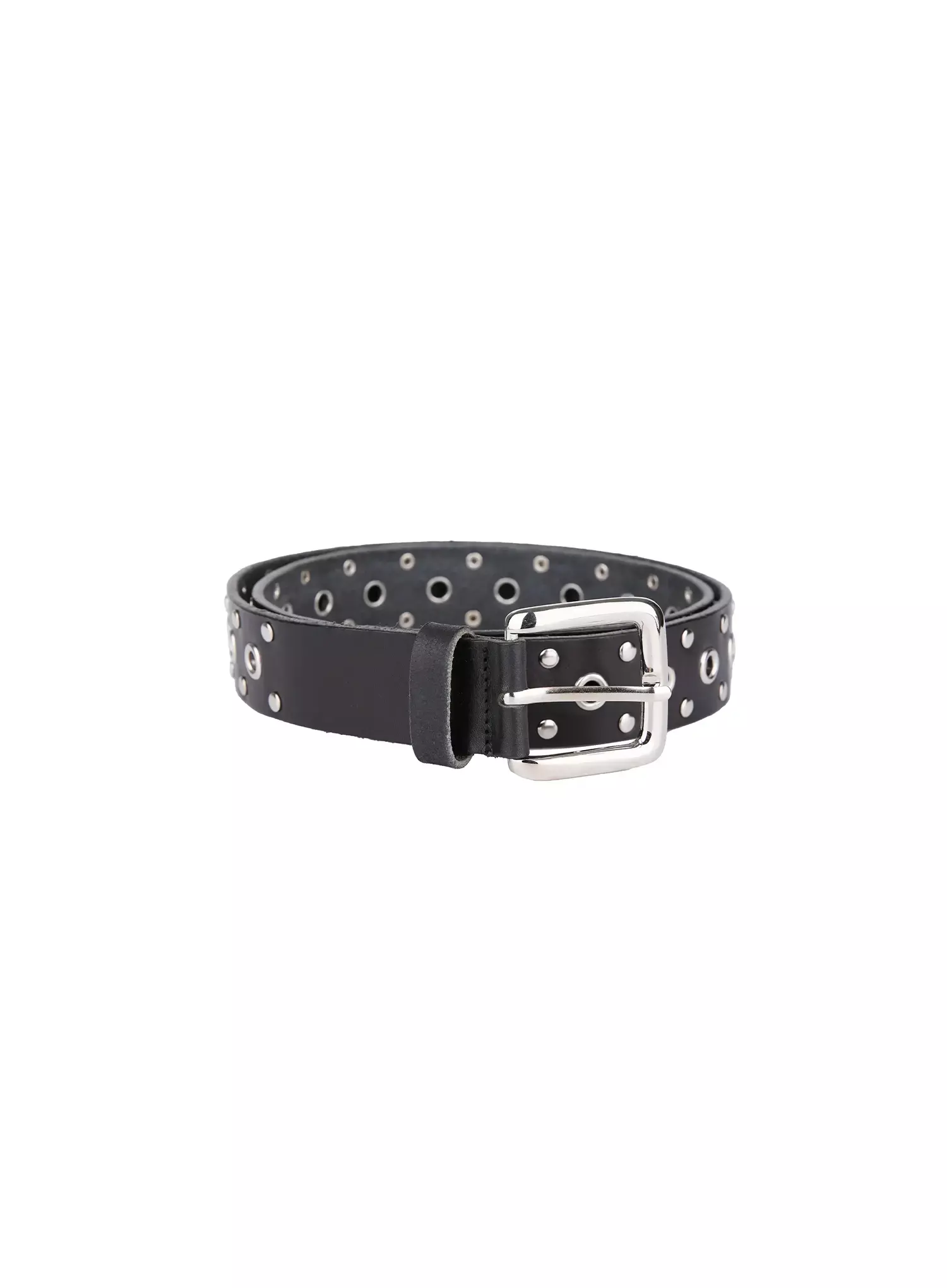 Men's Multi-Eyelet Grommet Belt IL516 - Image 6