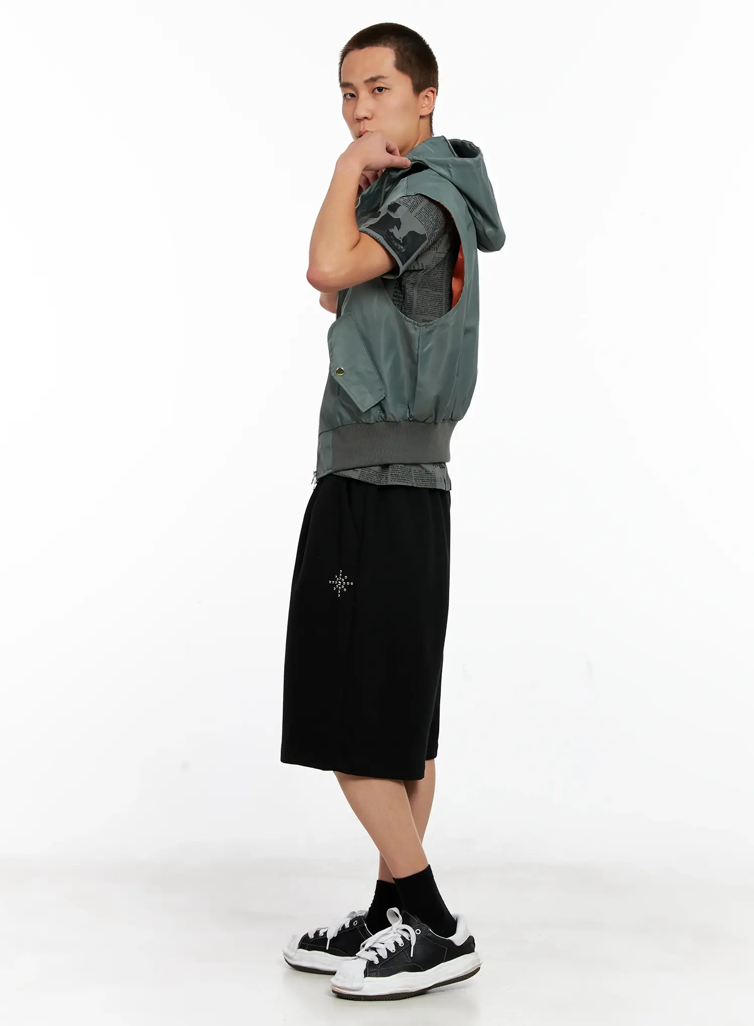 Men's Newspaper Graphic Tee IG511 - Image 15