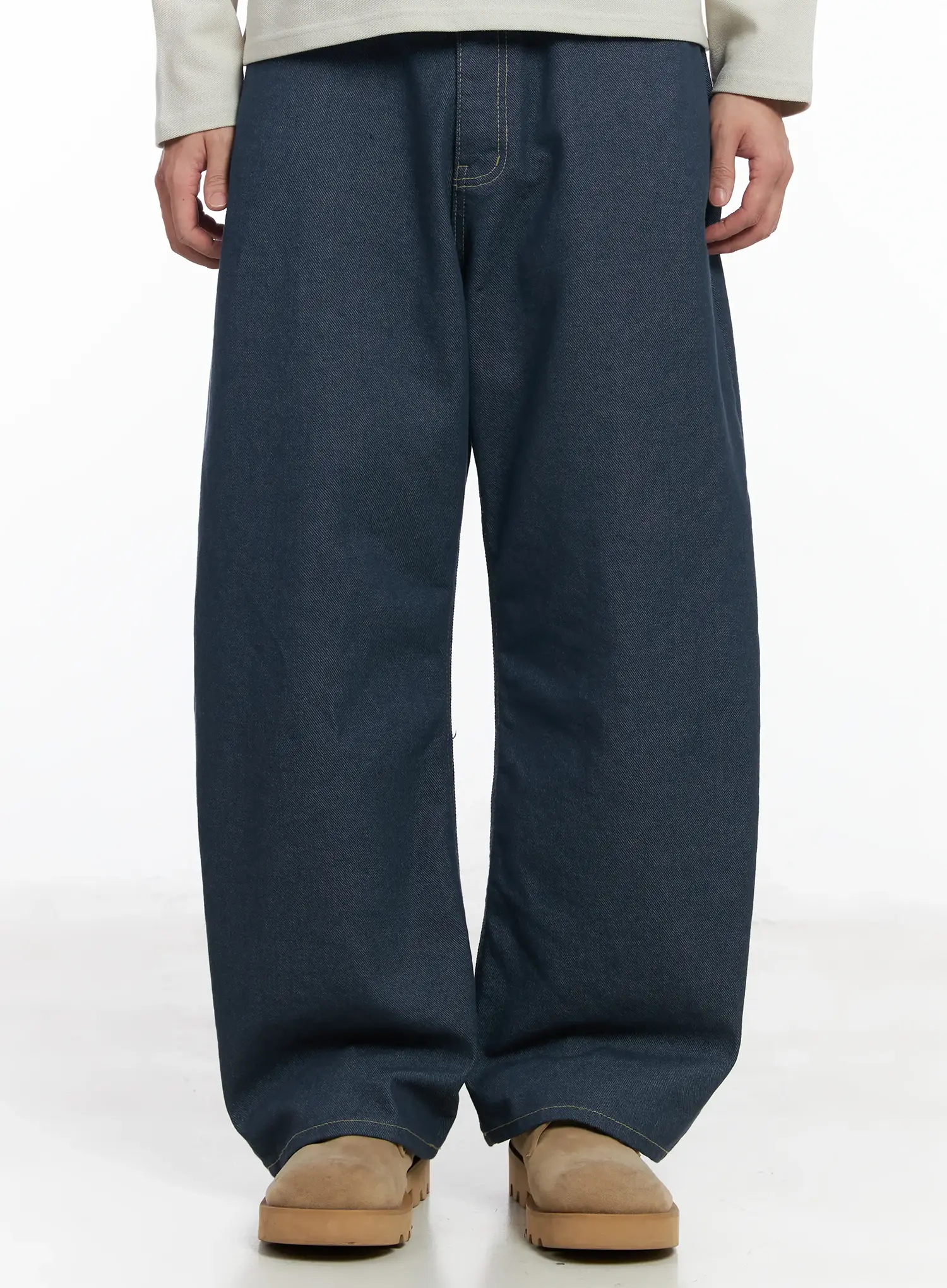 Men's No-Fade Stitched Jeans IF516