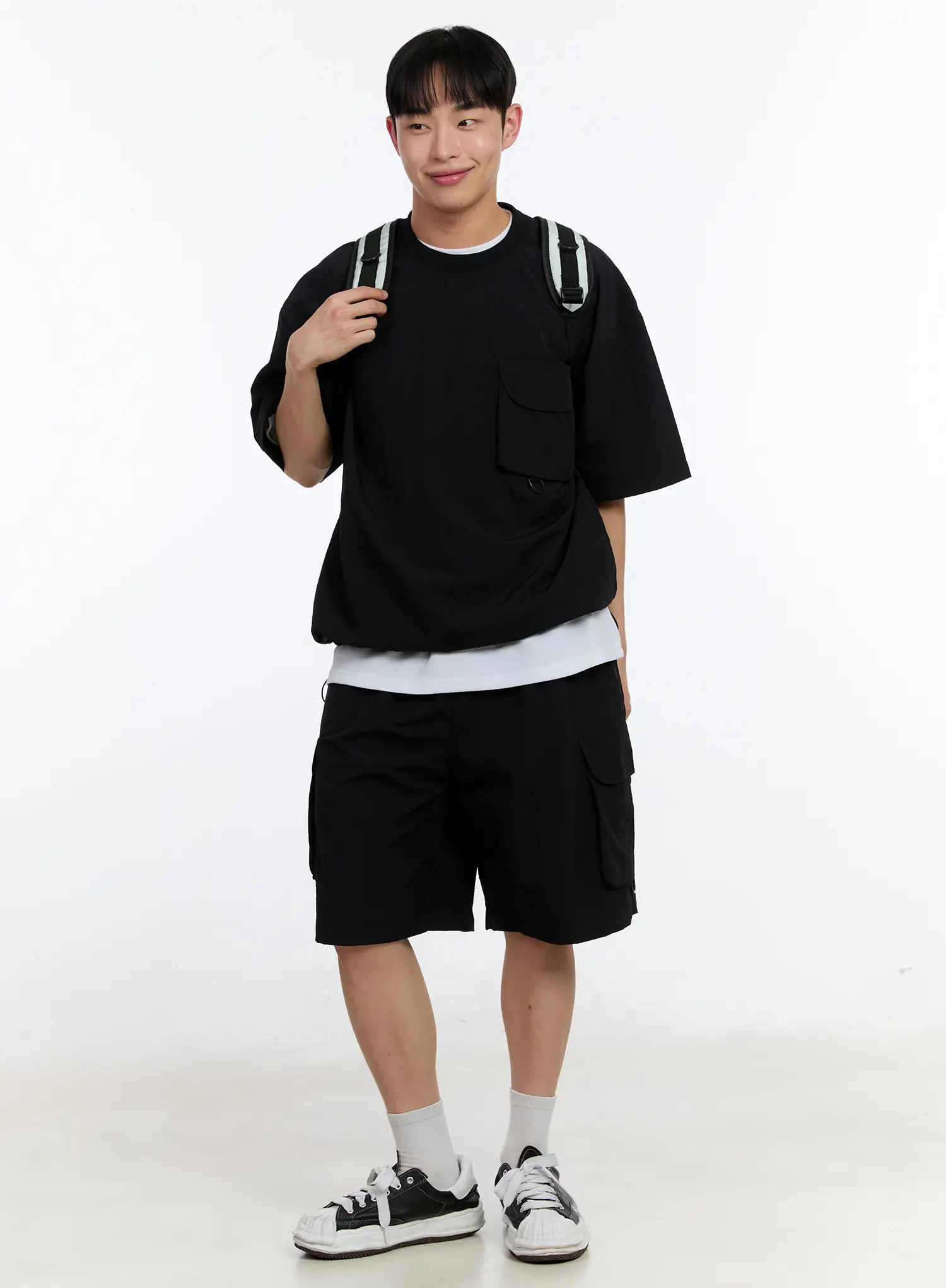 Men's Nylon Pocket T-Shirt IA508
