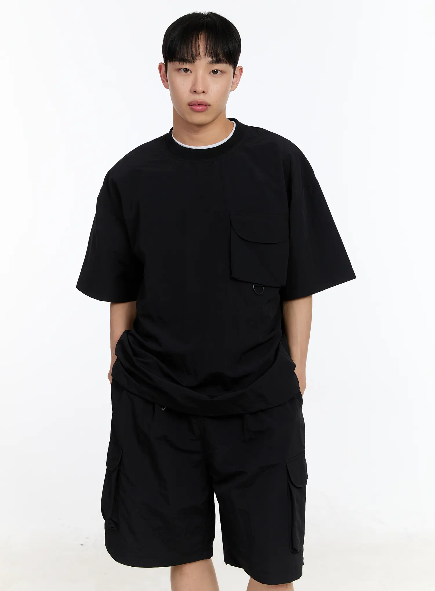 Men's Nylon Pocket T-Shirt IA508 - Image 6