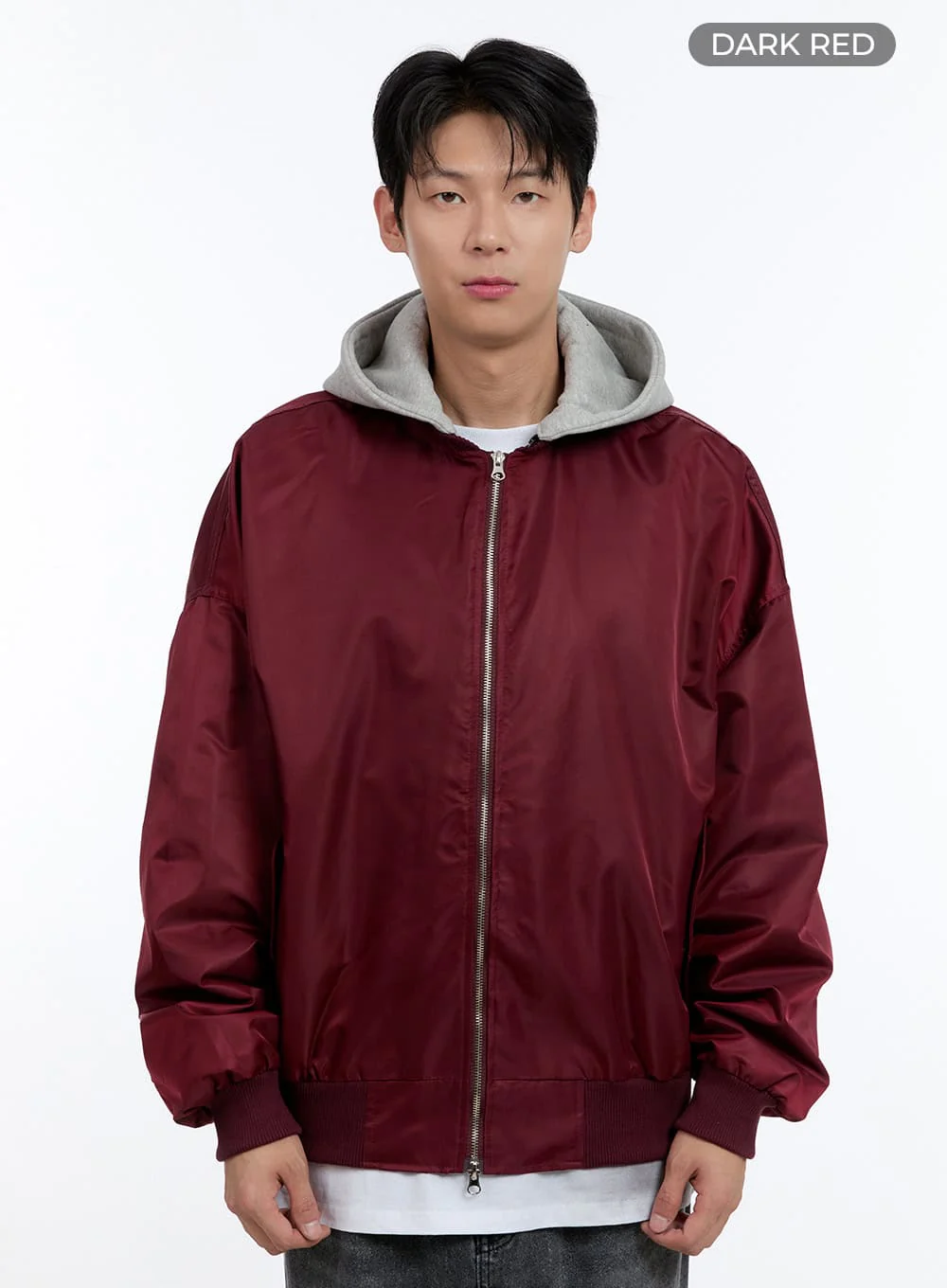 Men's Oversized Bomber Jacket IG427 - Image 10