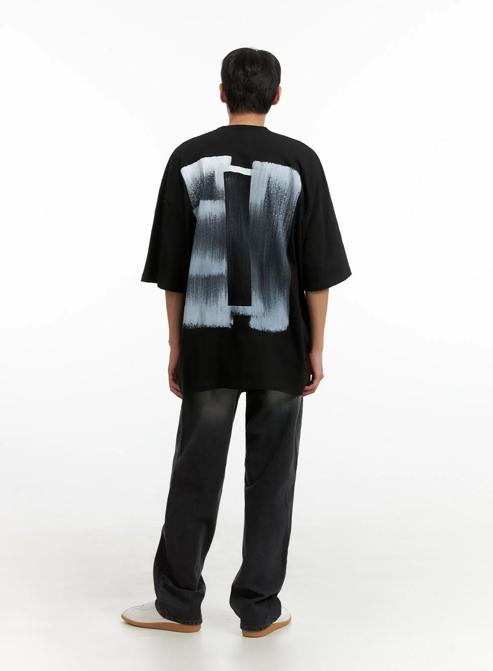 Men's Oversized Graphic T-Shirt IU418 - Image 8