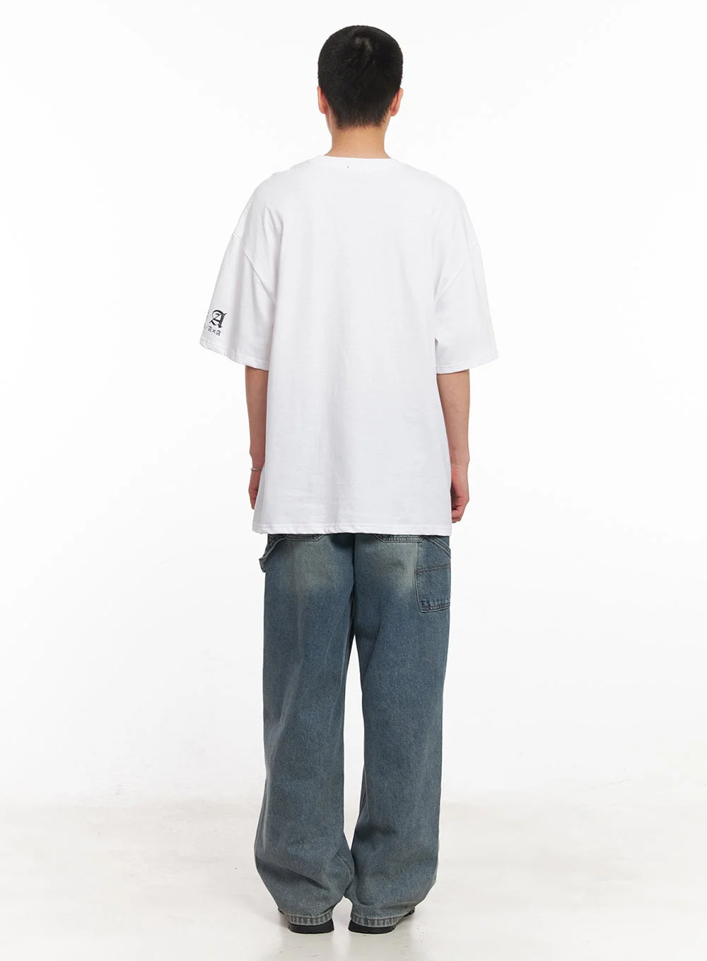 Men's Oversized Graphic T-Shirt IY505 - Image 10
