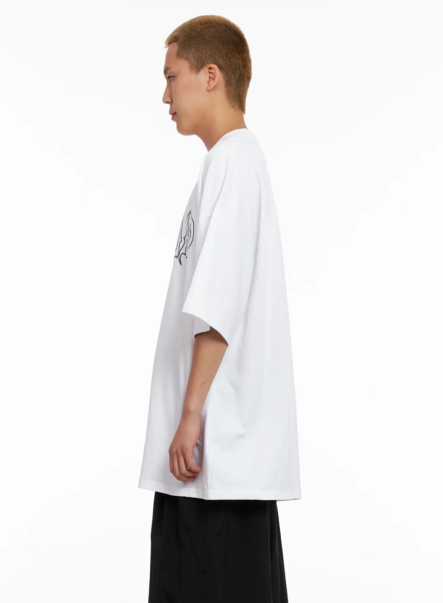 Men's Oversized Graphic Tee IL521 - Image 5