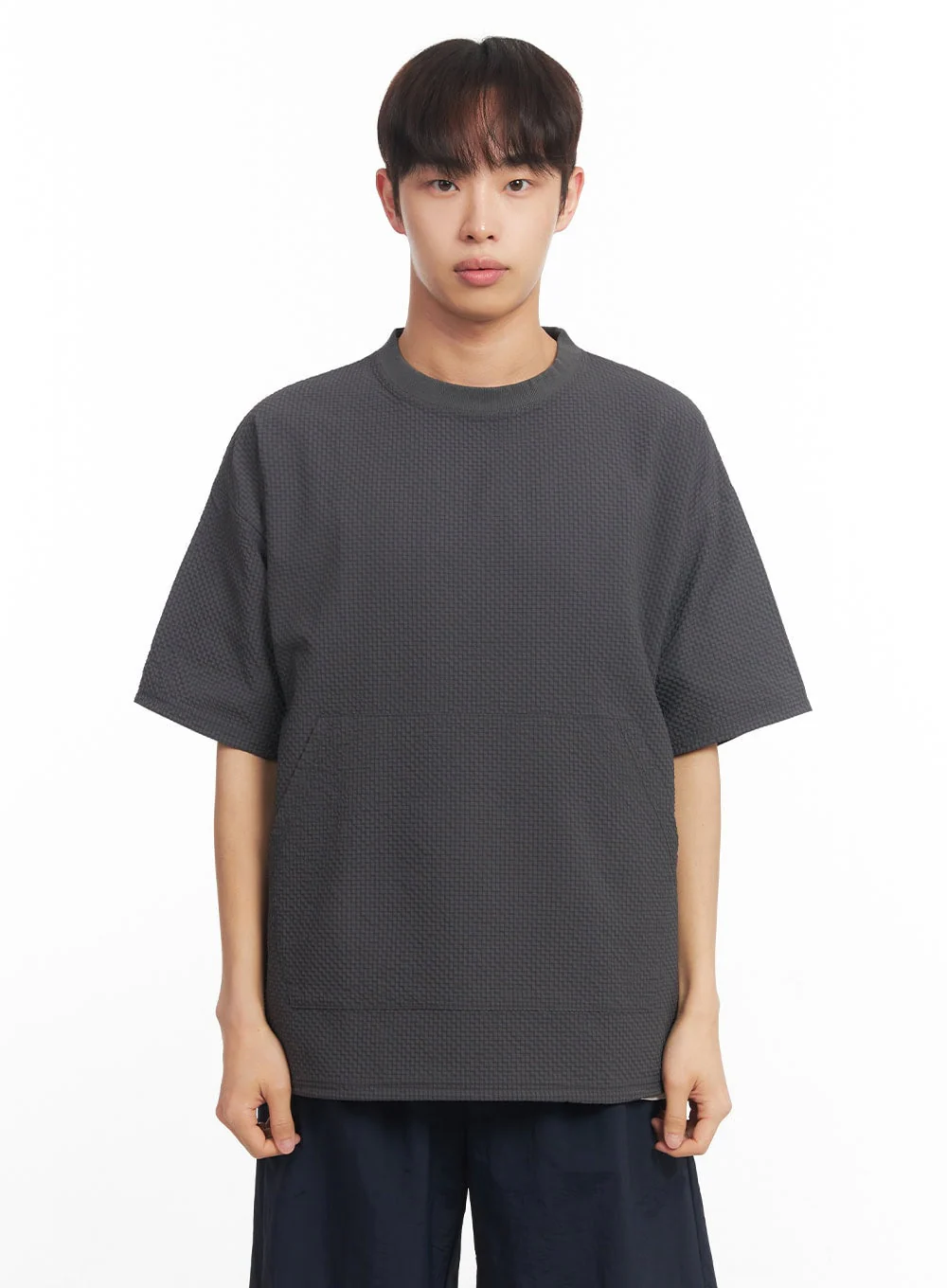 Men's Oversized T-Shirt with Pockets IA518 - Image 13