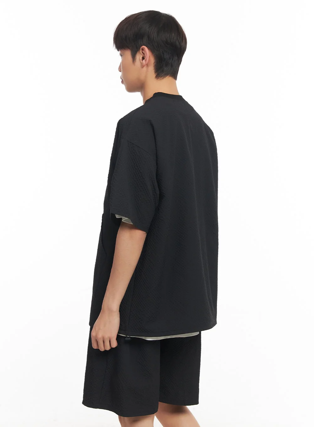 Men's Oversized T-Shirt with Pockets IA518 - Image 4