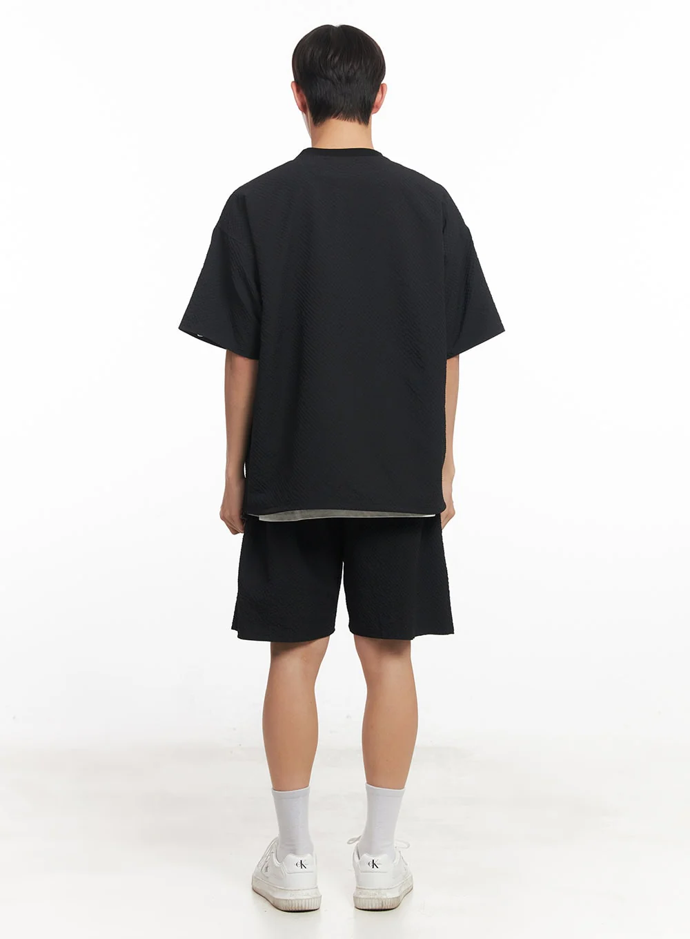 Men's Oversized T-Shirt with Pockets IA518 - Image 9