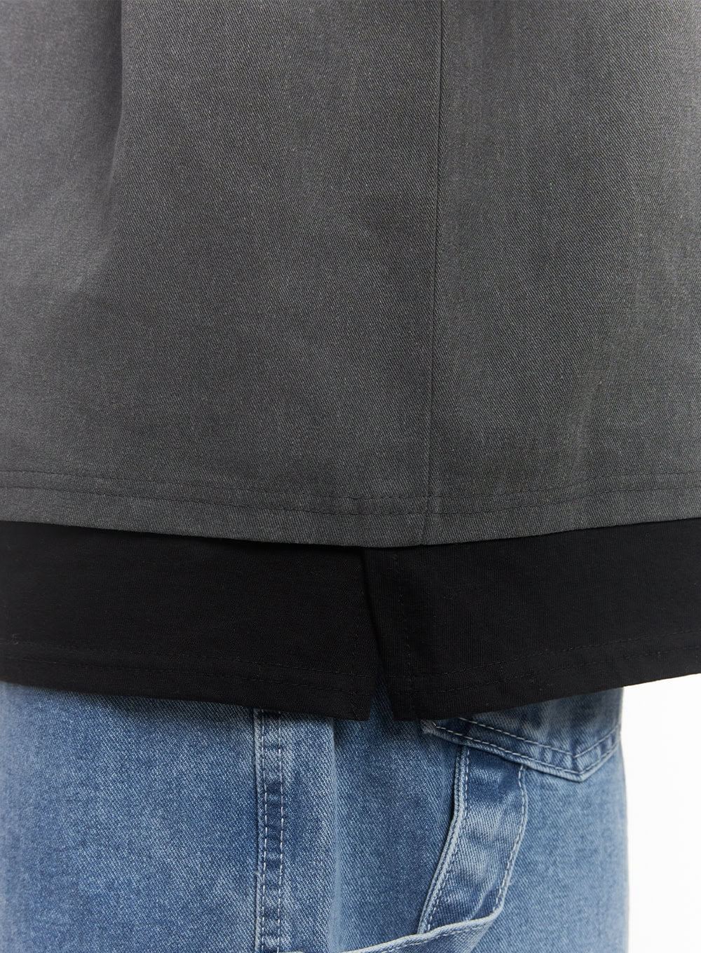 Men's Oversized Washed T-Shirt IA521 - Image 6