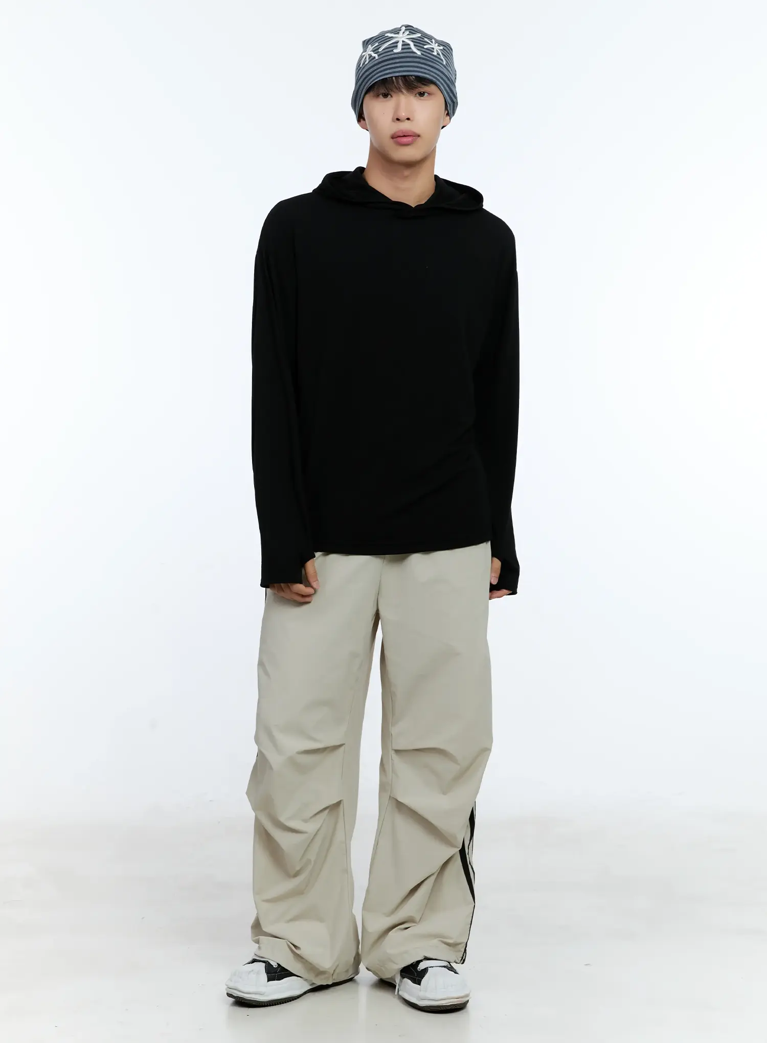 Men's Parachute Nylon Track Pants IL515 - Image 18