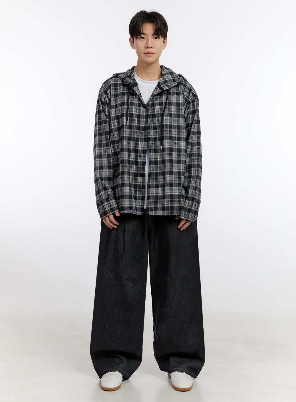 Men's Pintuck Baggy Jeans IM525 - Image 7