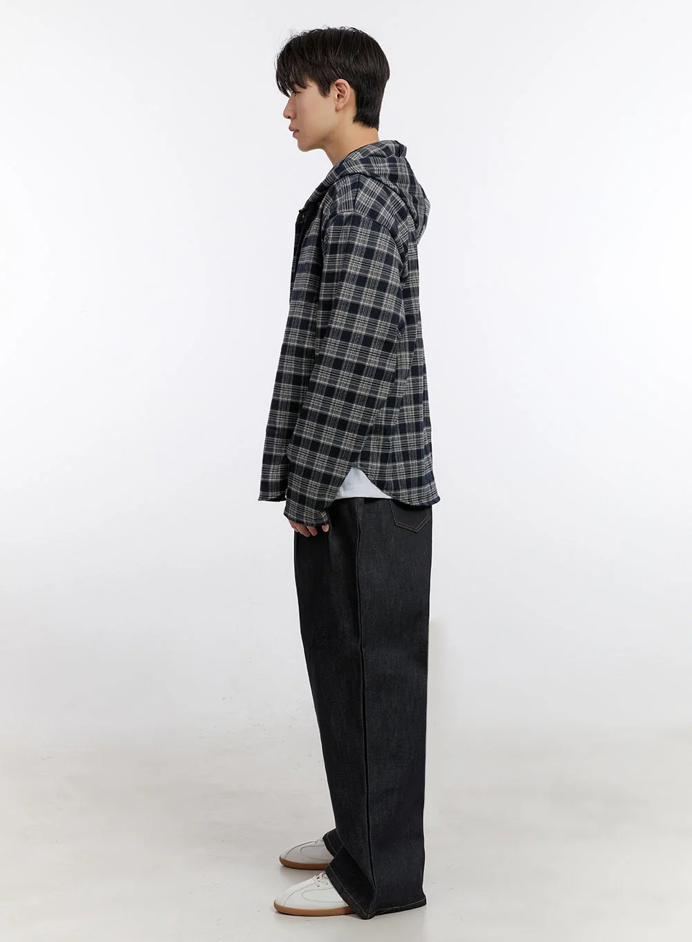 Men's Pintuck Baggy Jeans IM525 - Image 8