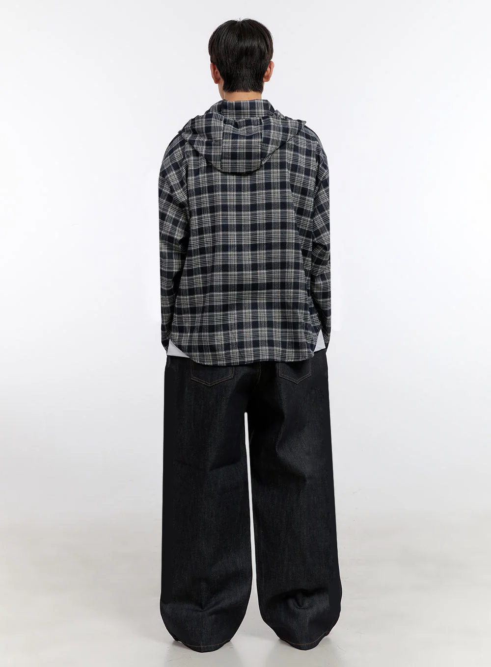 Men's Pintuck Baggy Jeans IM525 - Image 9
