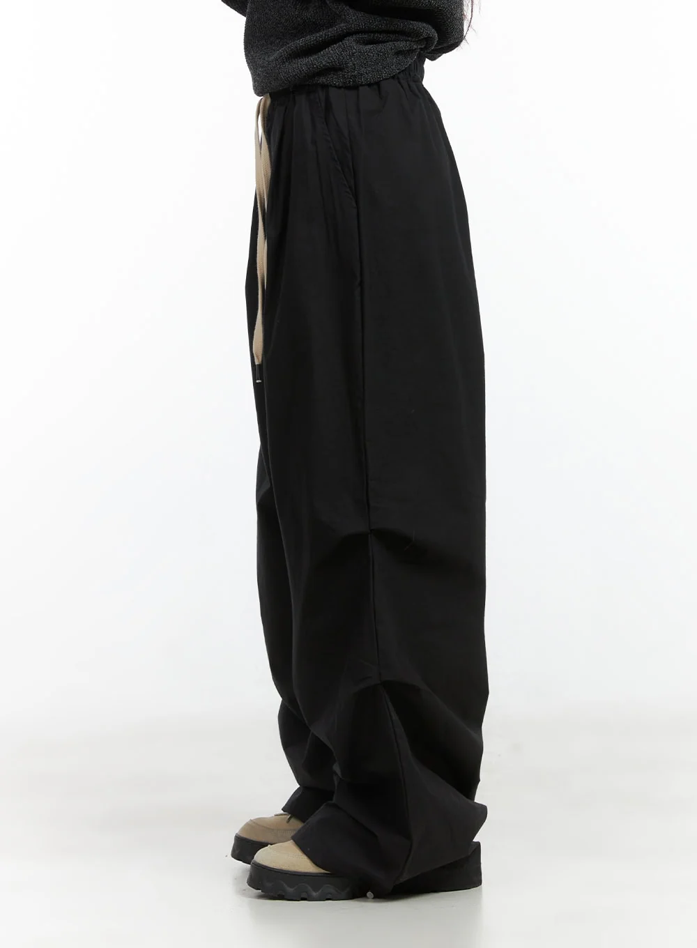 Men's Pintuck Banded Cotton Pants CL429 - Image 4