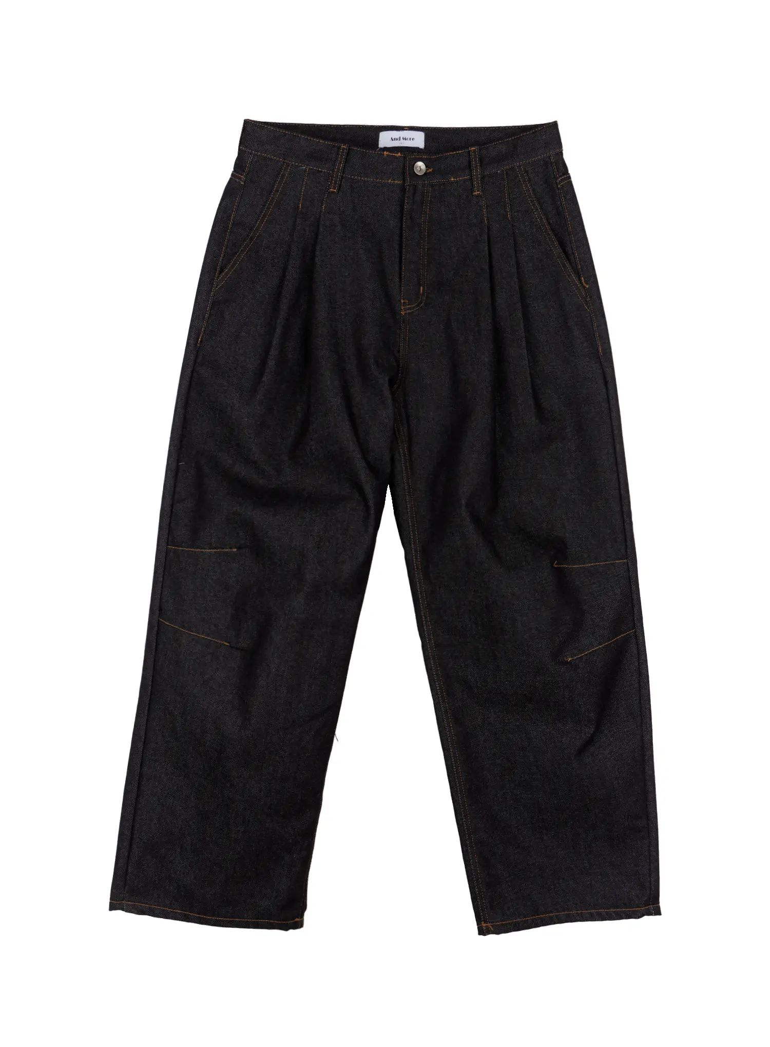 Men's Pintuck Jeans (Black) IN518 - Image 15