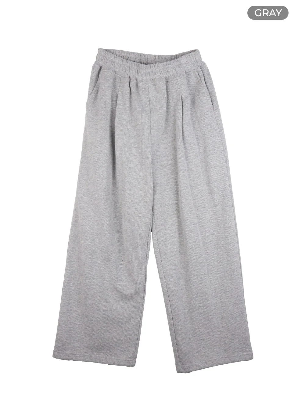 Men's Pintuck Wide Fit Sweatpants IO420 - Image 11