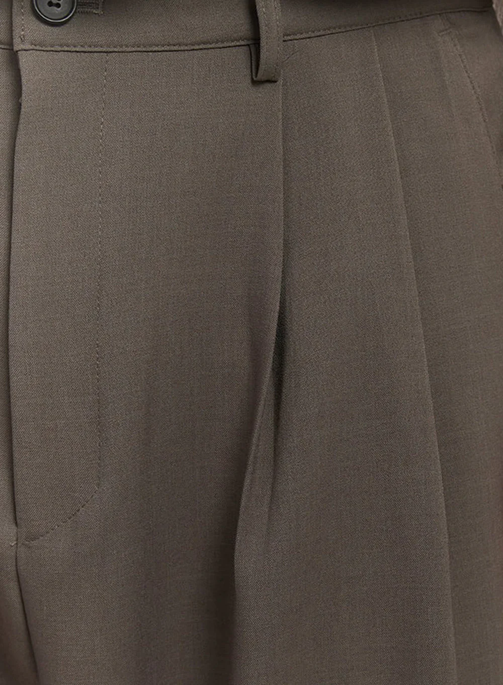 Men's Pintuck Wide-Leg Slacks IA510 - Image 4