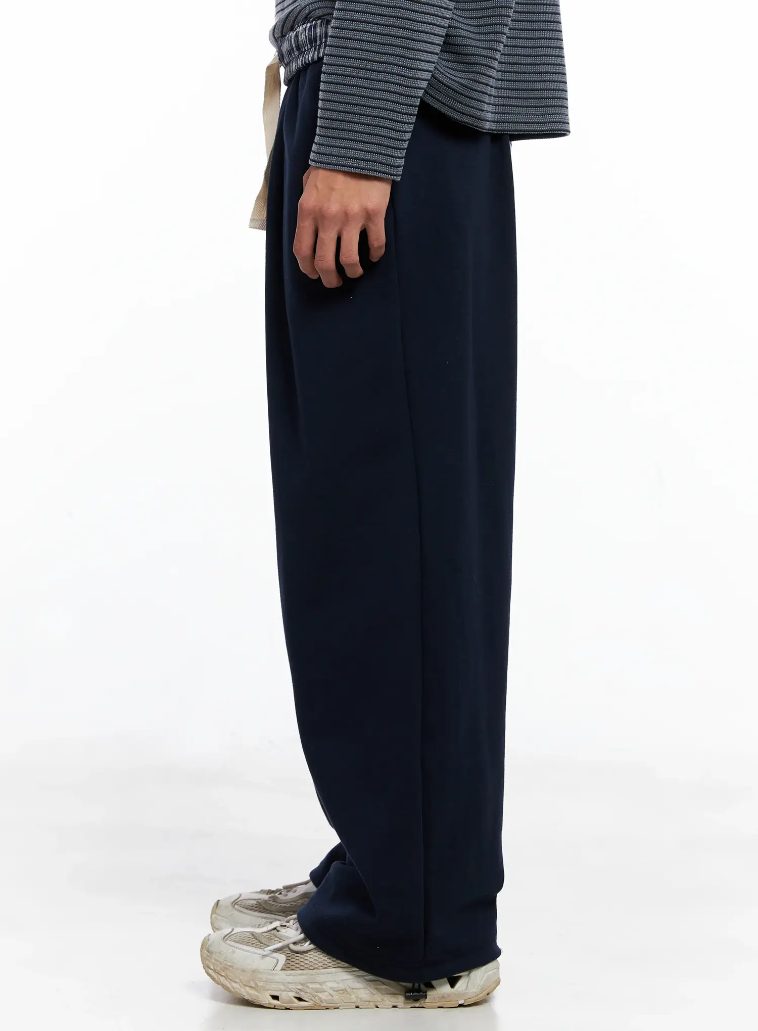 Men's Plaid Waistband Sweatpants IO502 - Image 7