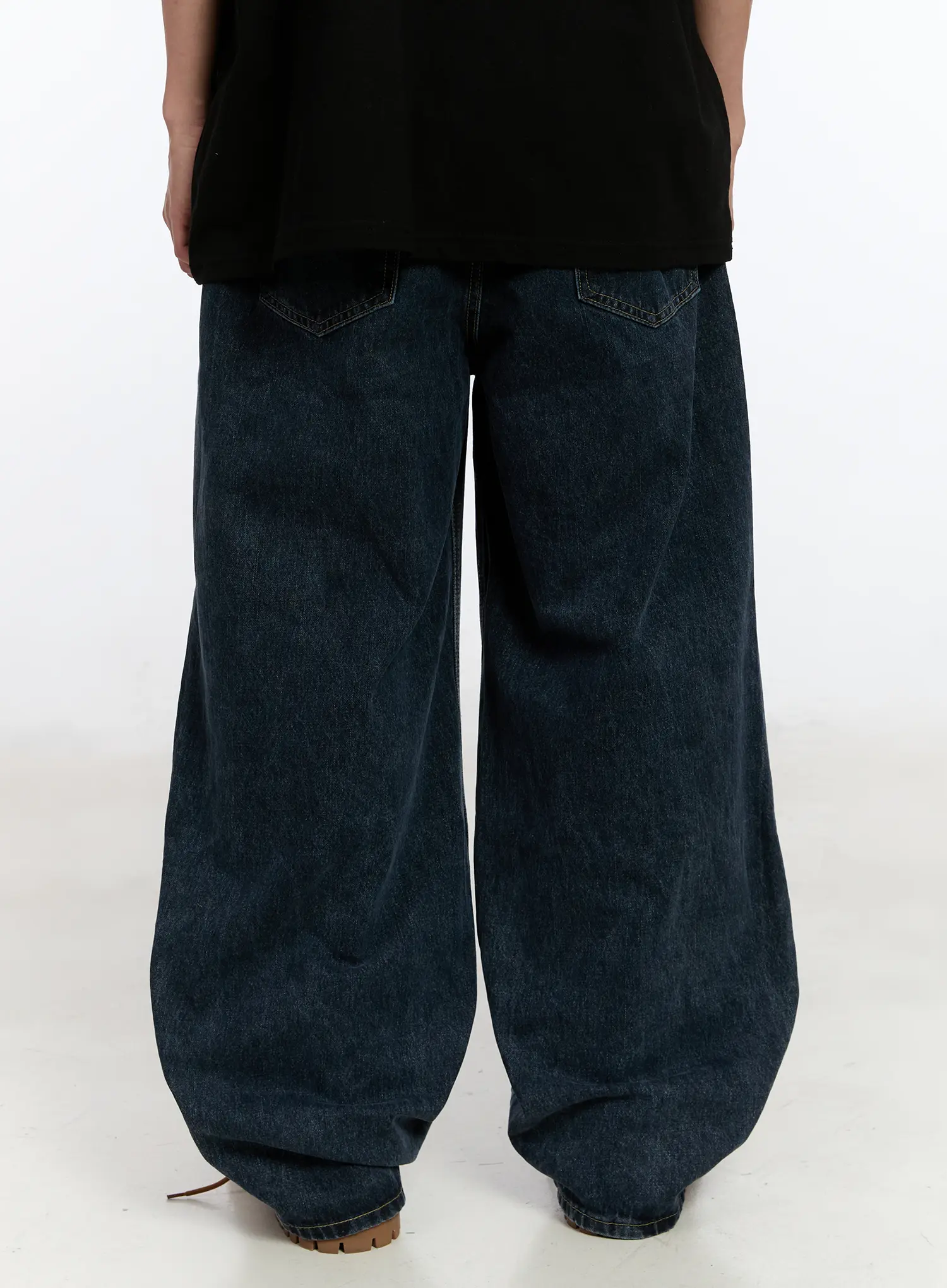 Men's Relaxed Baggy Jeans IA508 - Image 8