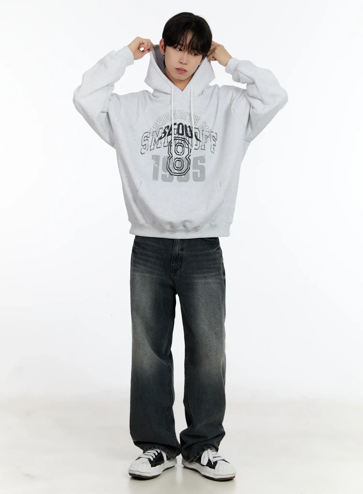 Men's Relaxed Fit Graphic Hoodie ID502 - Image 8