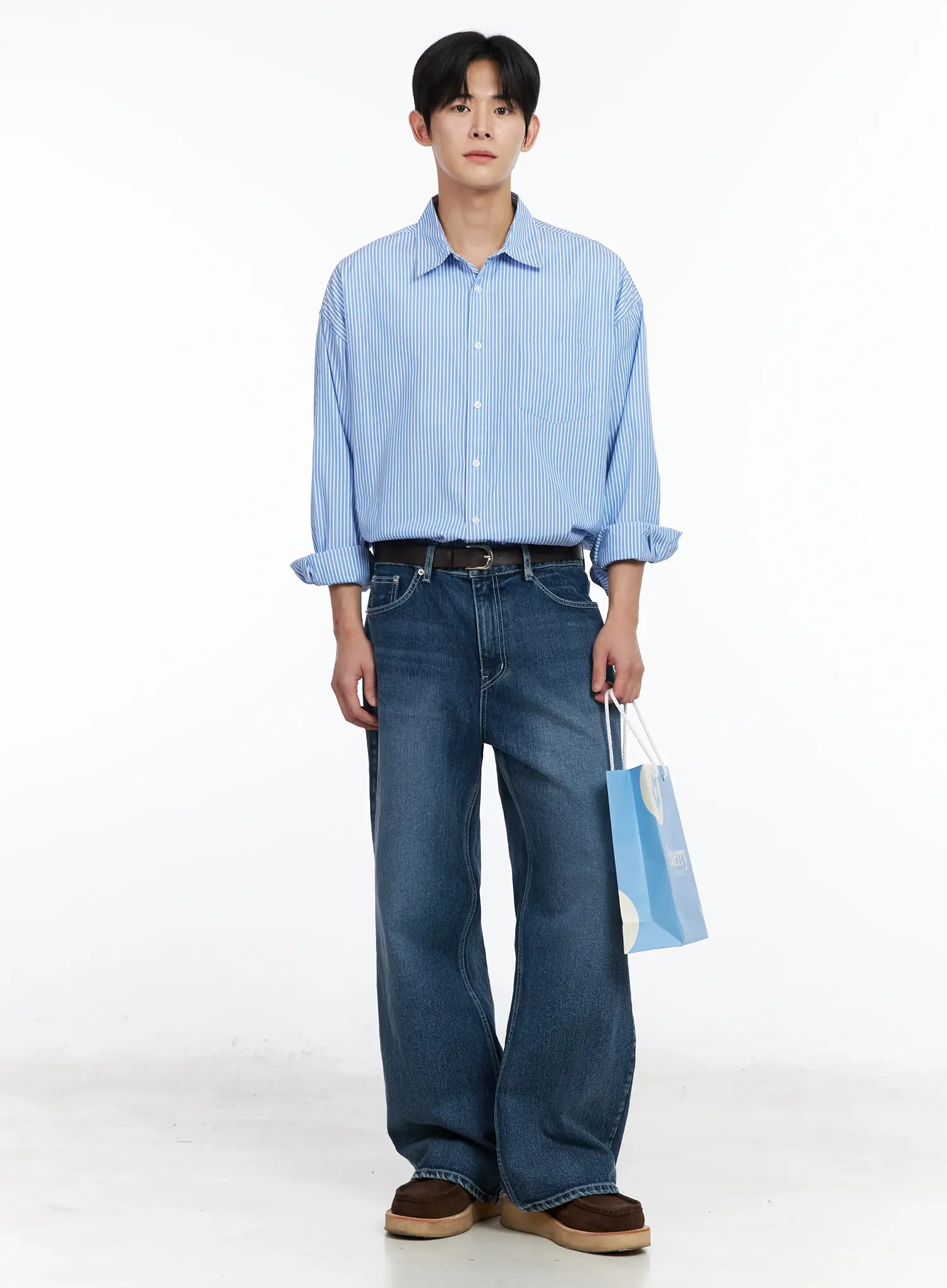 Men's Relaxed Fit Jeans IM523 - Image 2