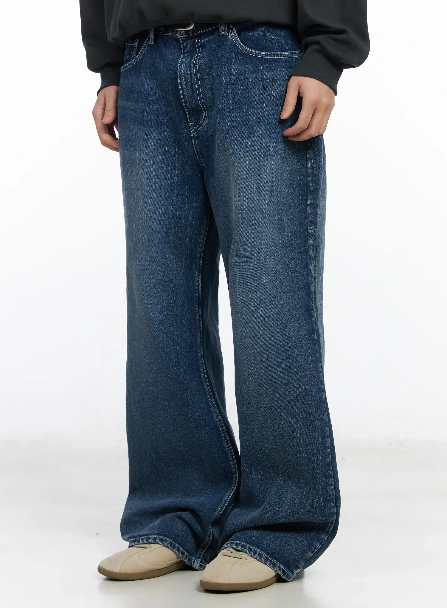 Men's Relaxed Fit Jeans IM523 - Image 4