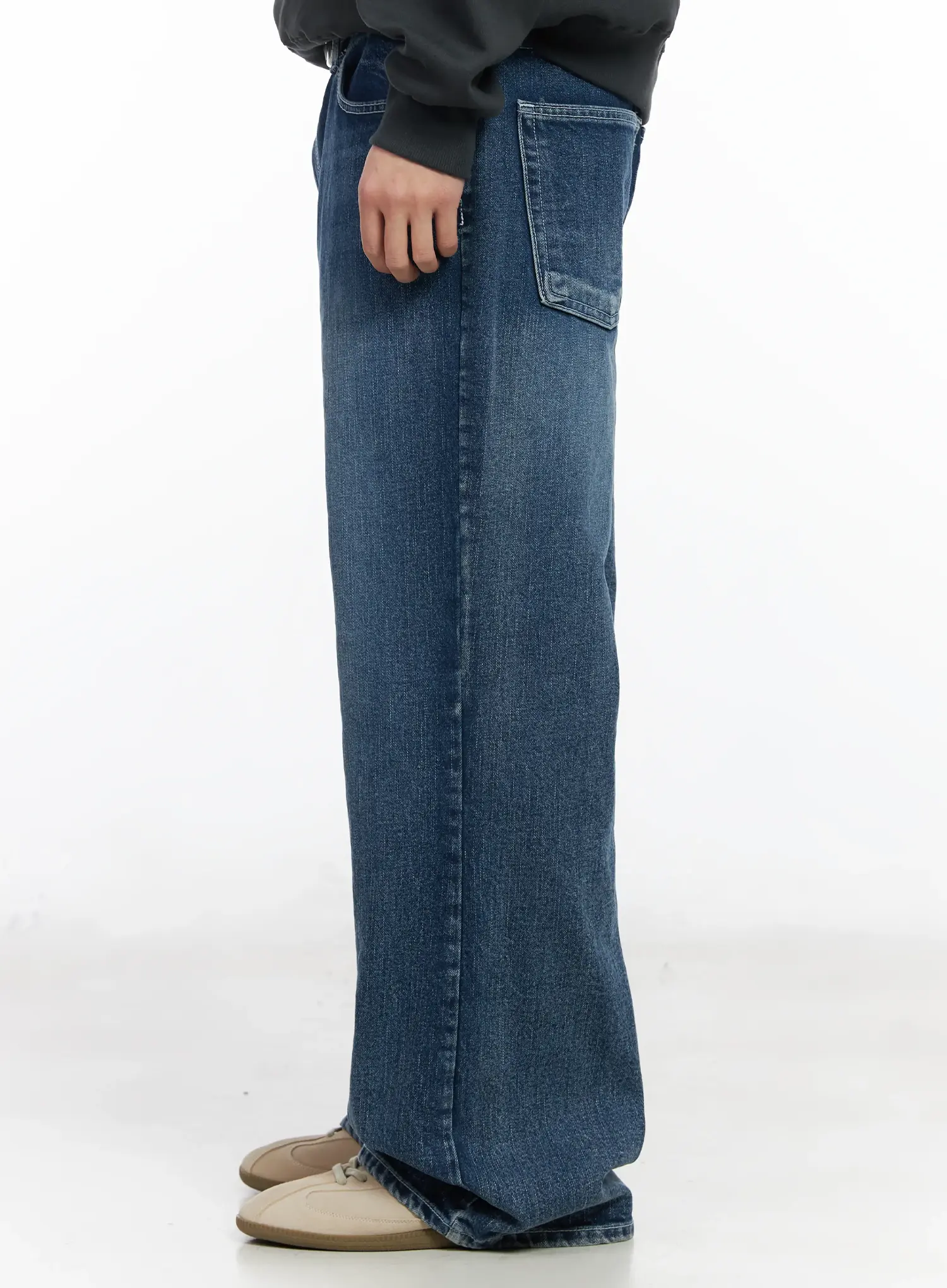 Men's Relaxed Fit Jeans IM523 - Image 5
