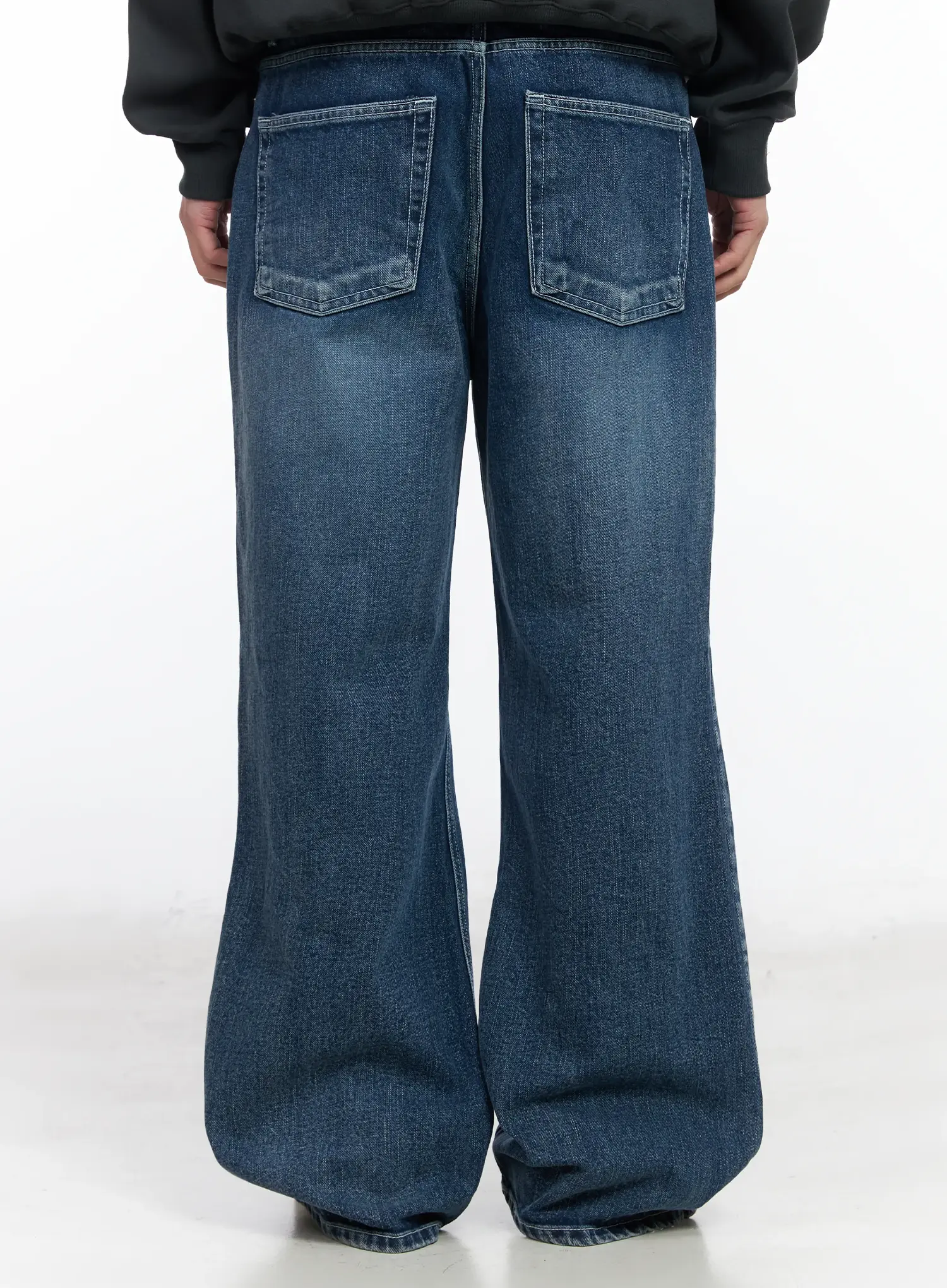 Men's Relaxed Fit Jeans IM523 - Image 6