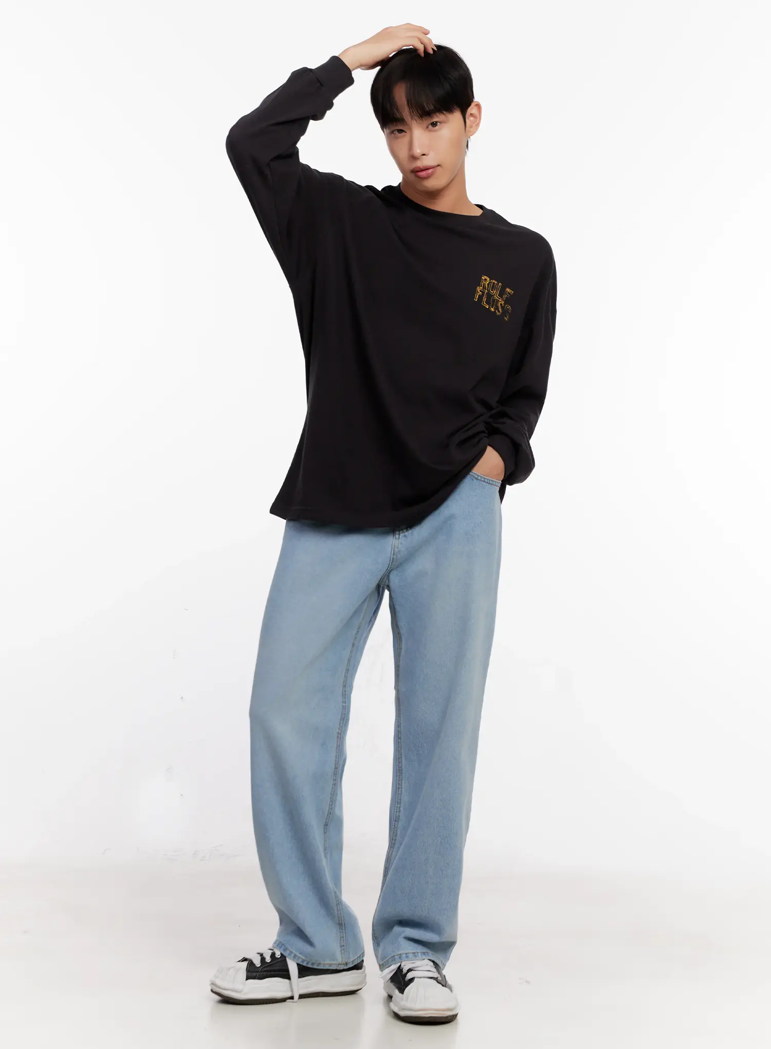 Men's Relaxed fit Jeans IO528 - Image 7