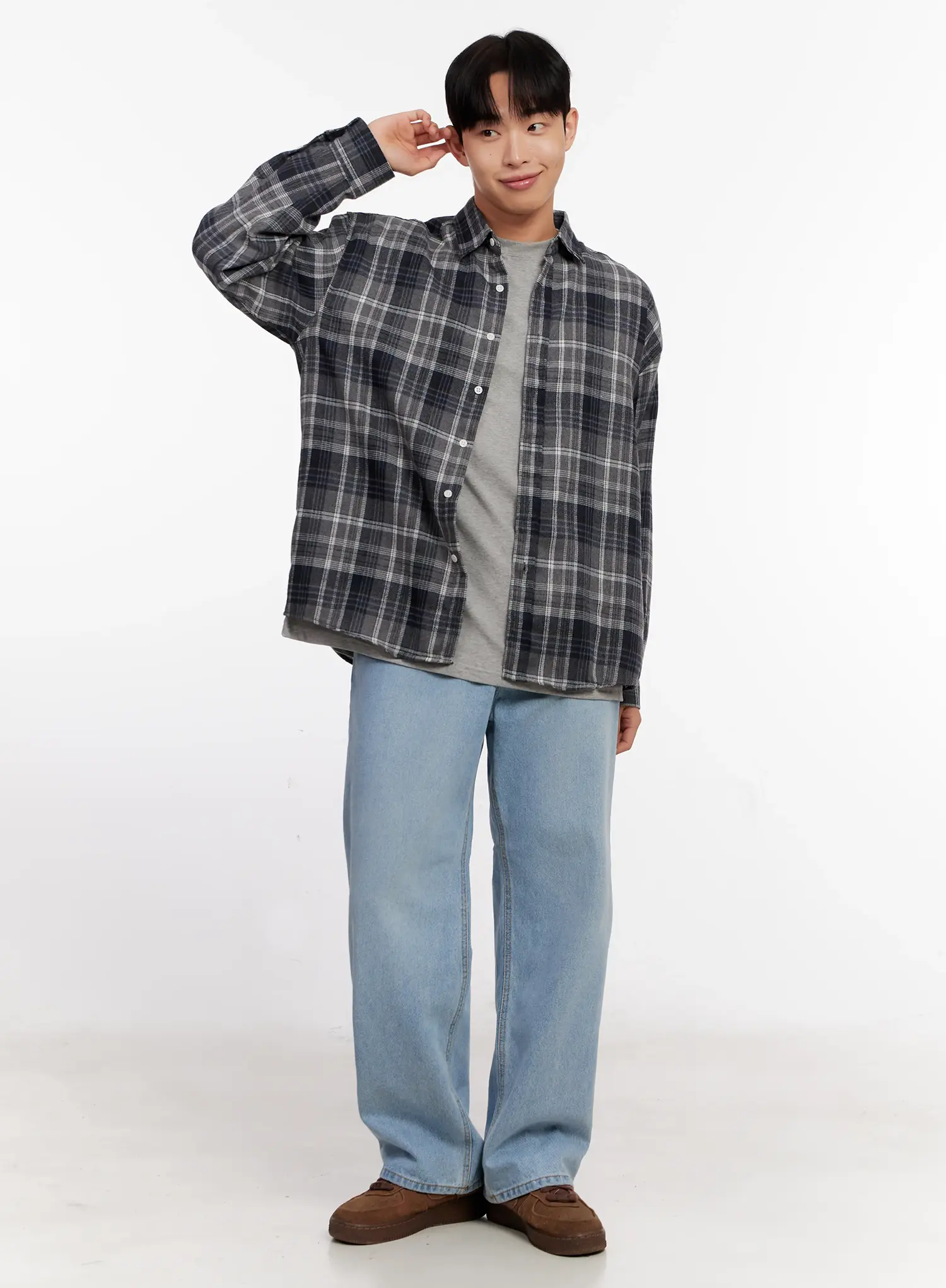 Men's Relaxed fit Jeans IO528 - Image 9
