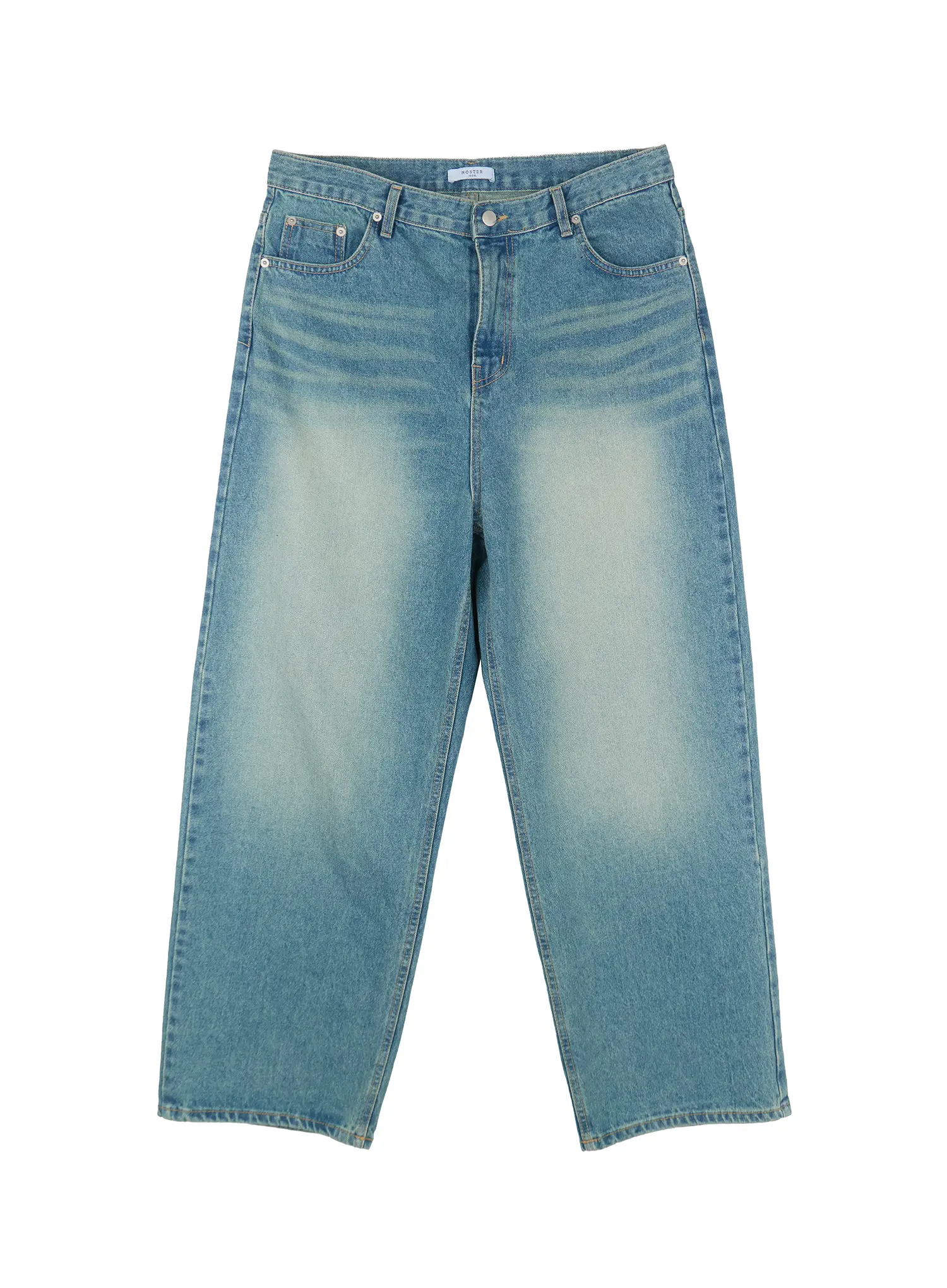 Men's Relaxed Light Blue-Wash Jeans IL501 - Image 14