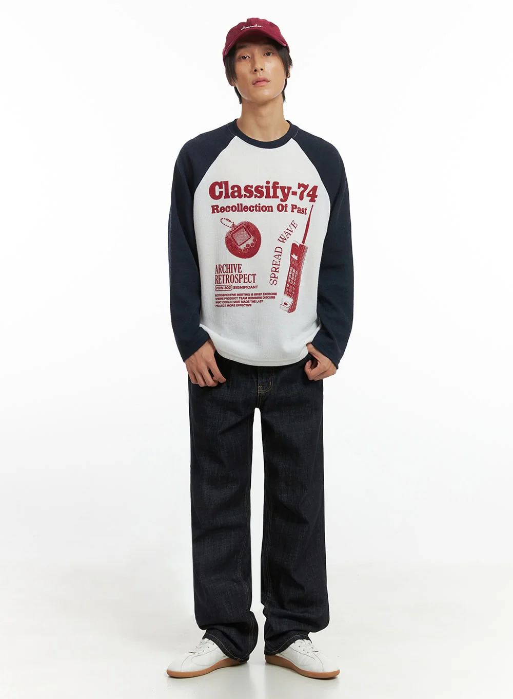 Men's Retro Print Shirt IO417 - Image 2
