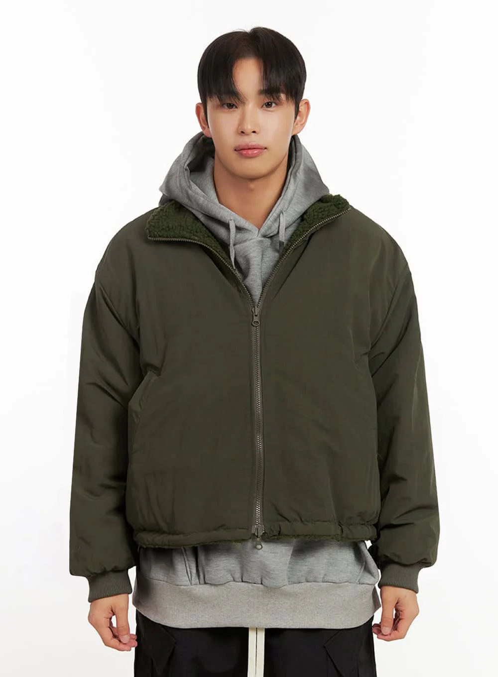 Men's Reversible Puffer Jacket ID406 - Image 13