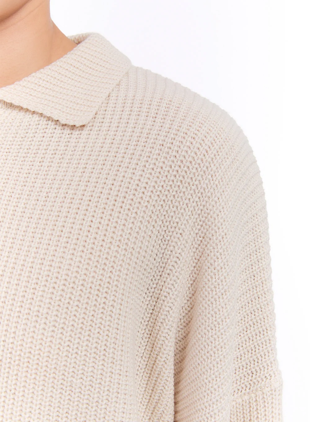 Men's Ribbed Half-Zip Sweater IM512 - Image 5