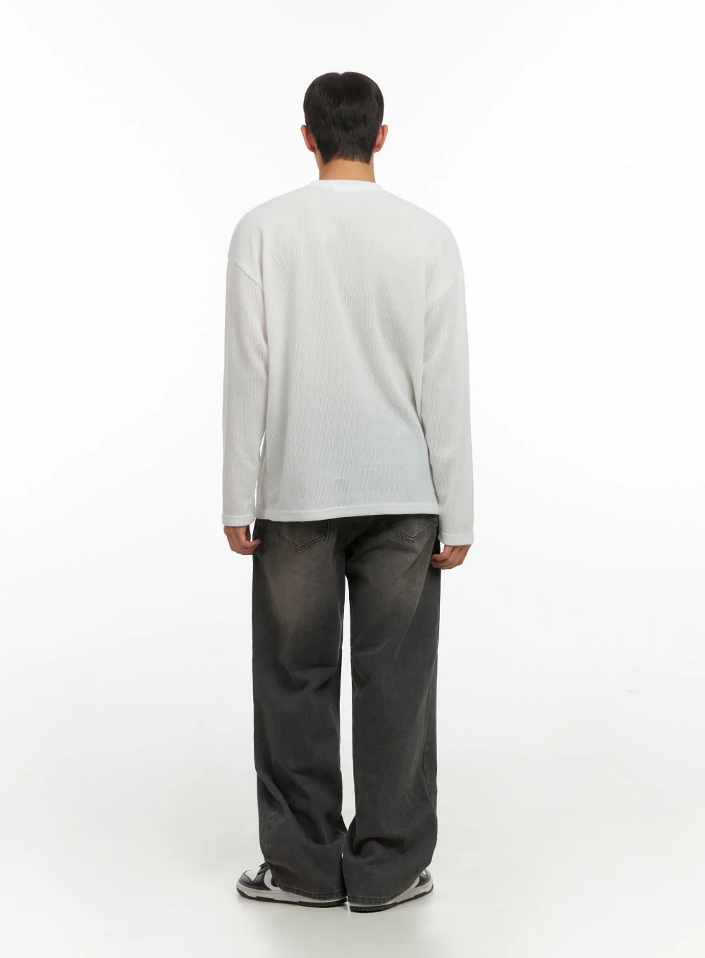 Men's Round Neck Graphic Top IO420 - Image 7