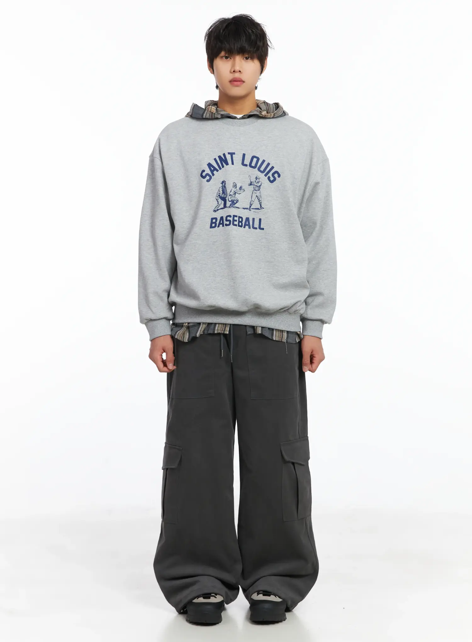 Men's Saint Louis Graphic Crewneck IJ512 - Image 3