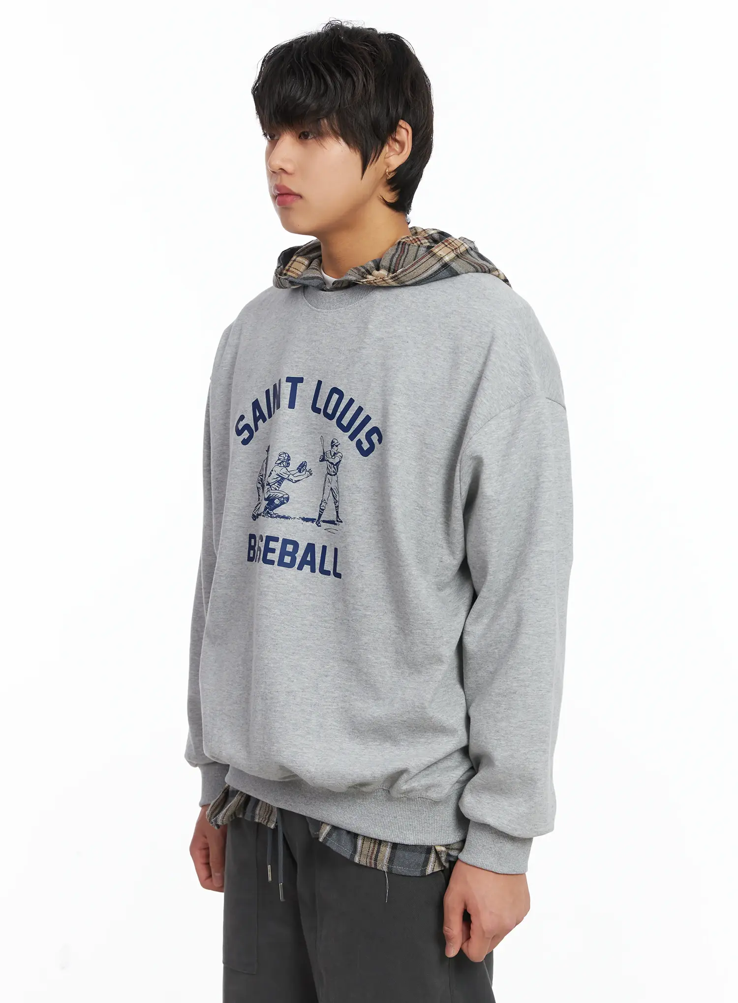 Men's Saint Louis Graphic Crewneck IJ512 - Image 4