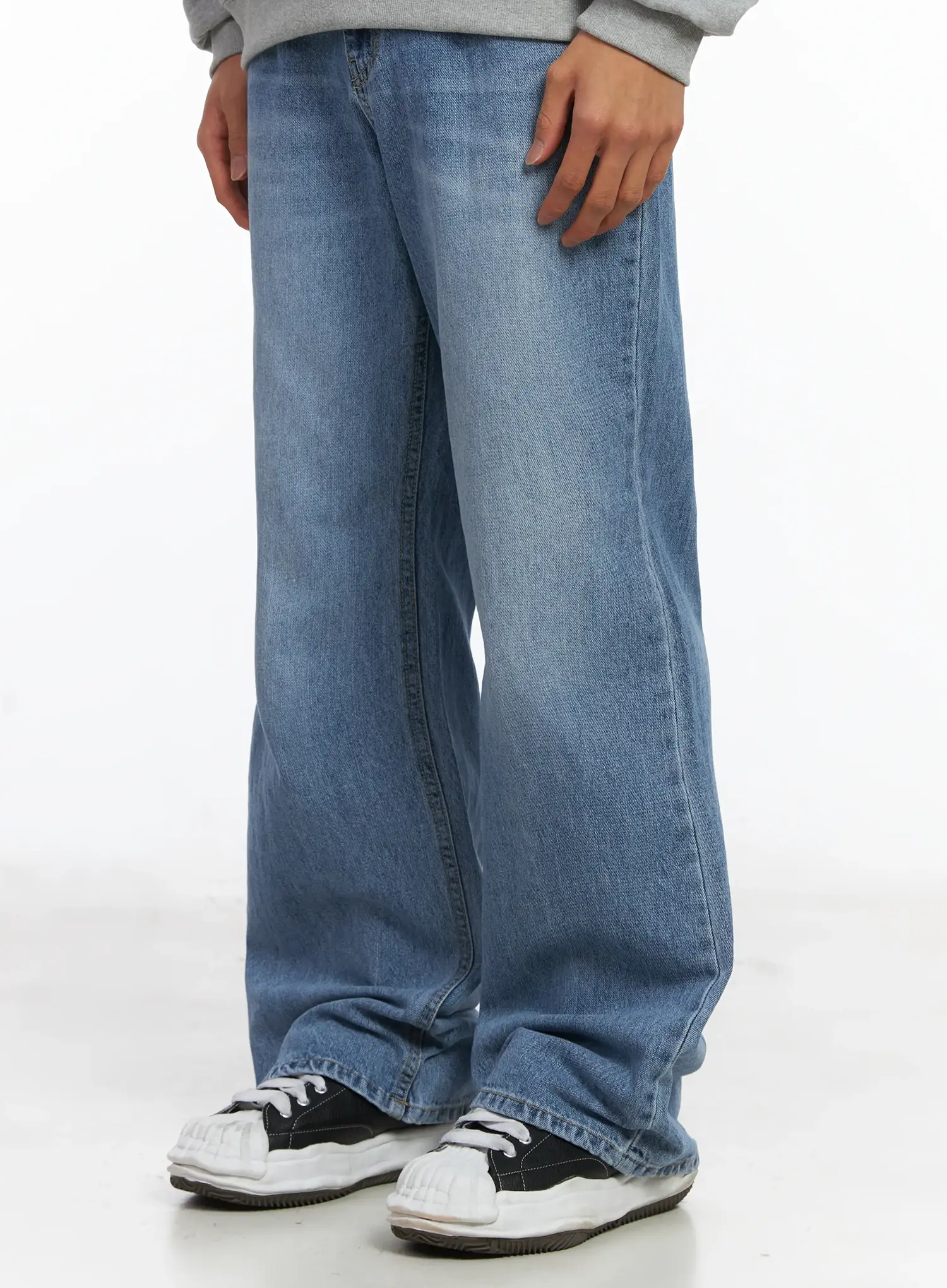 Men's Semi-Flared Jeans IJ514 - Image 4