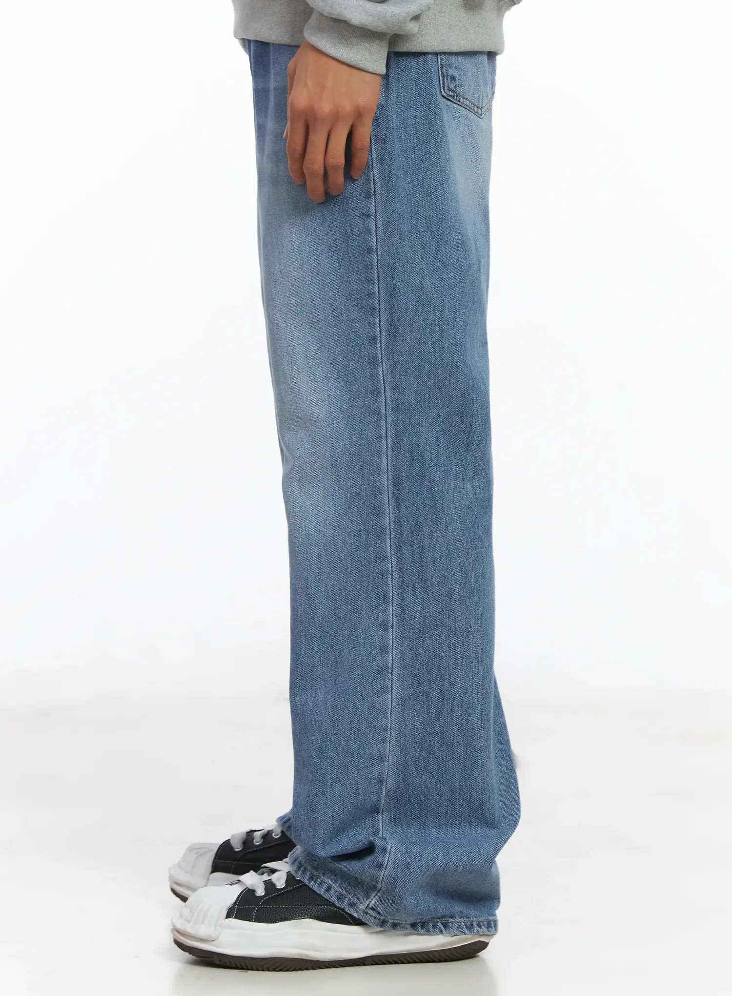 Men's Semi-Flared Jeans IJ514 - Image 5