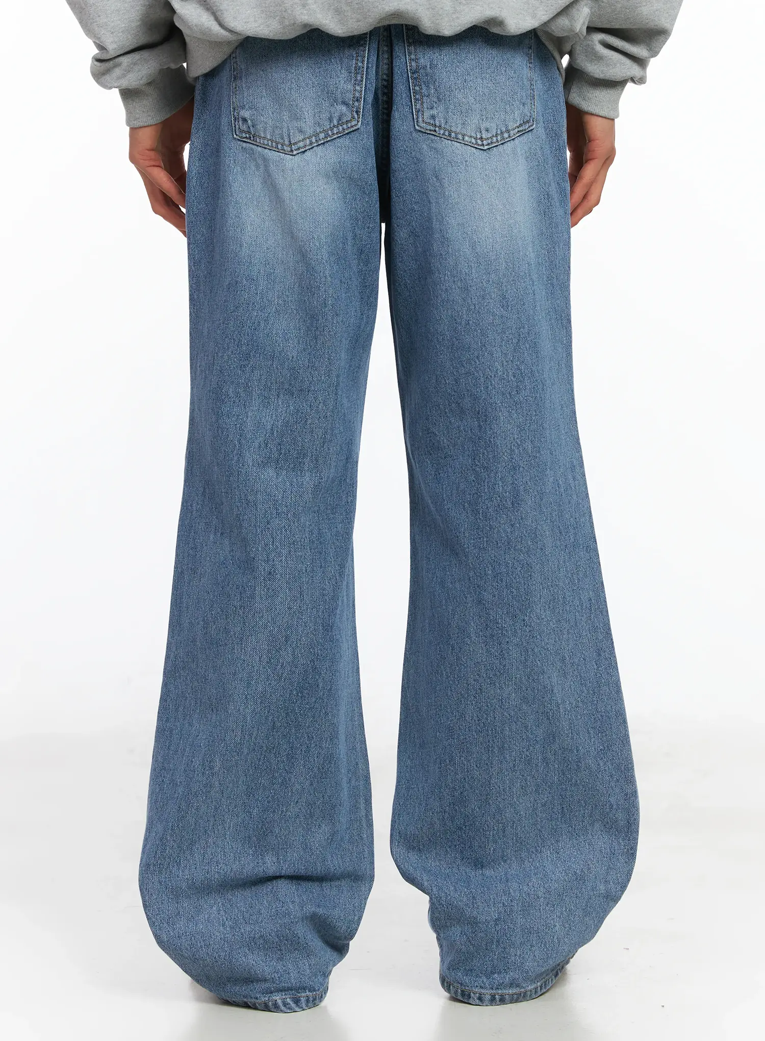 Men's Semi-Flared Jeans IJ514 - Image 6