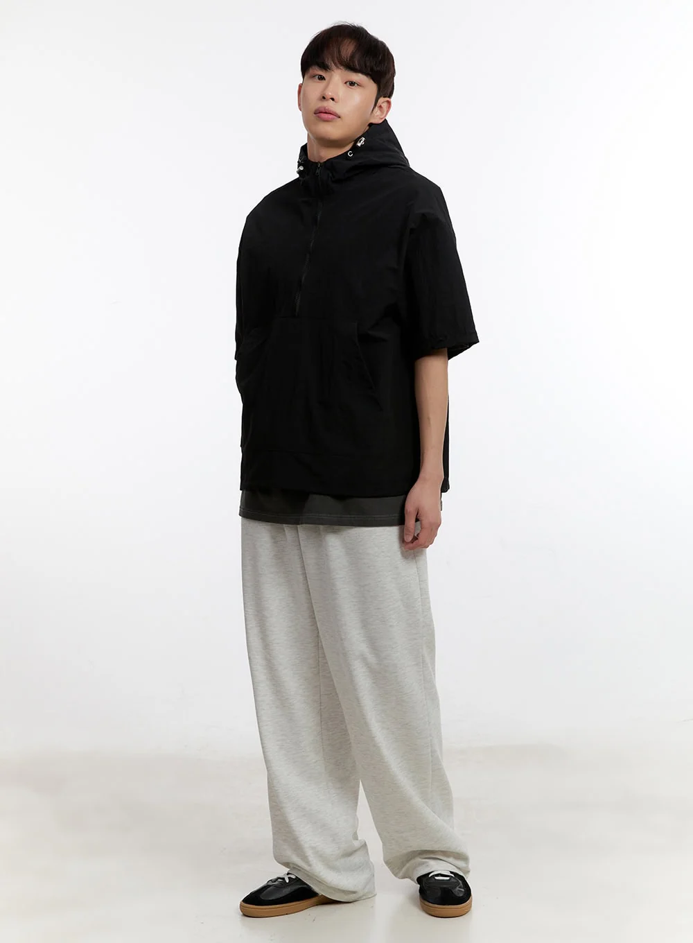Men's Short Sleeve Anorak Jacket IA507 - Image 12