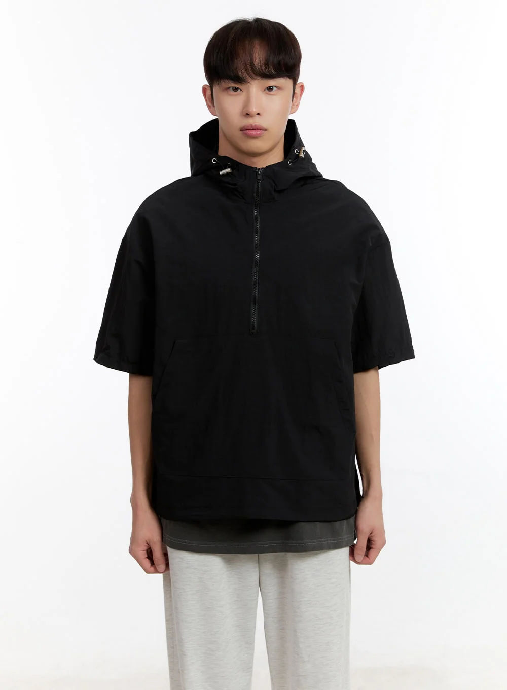 Men's Short Sleeve Anorak Jacket IA507 - Image 13