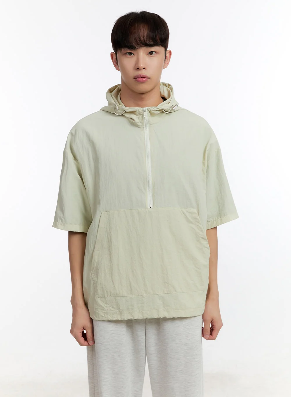 Men's Short Sleeve Anorak Jacket IA507 - Image 14
