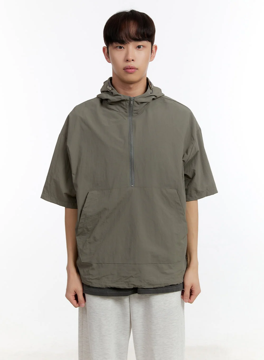 Men's Short Sleeve Anorak Jacket IA507 - Image 15