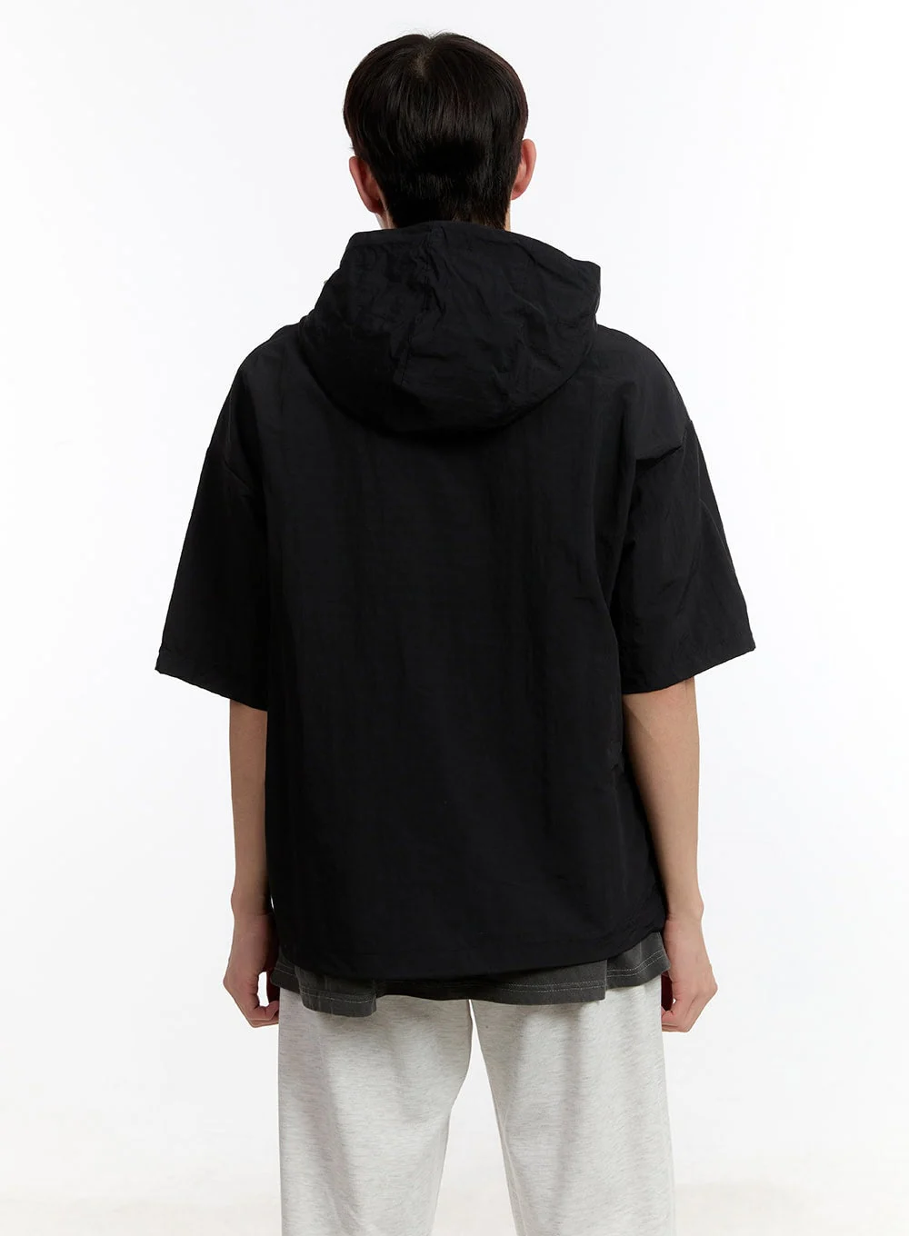 Men's Short Sleeve Anorak Jacket IA507 - Image 8