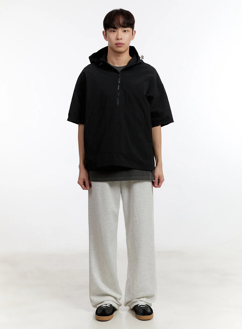 Men's Short Sleeve Anorak Jacket IA507 - Image 9