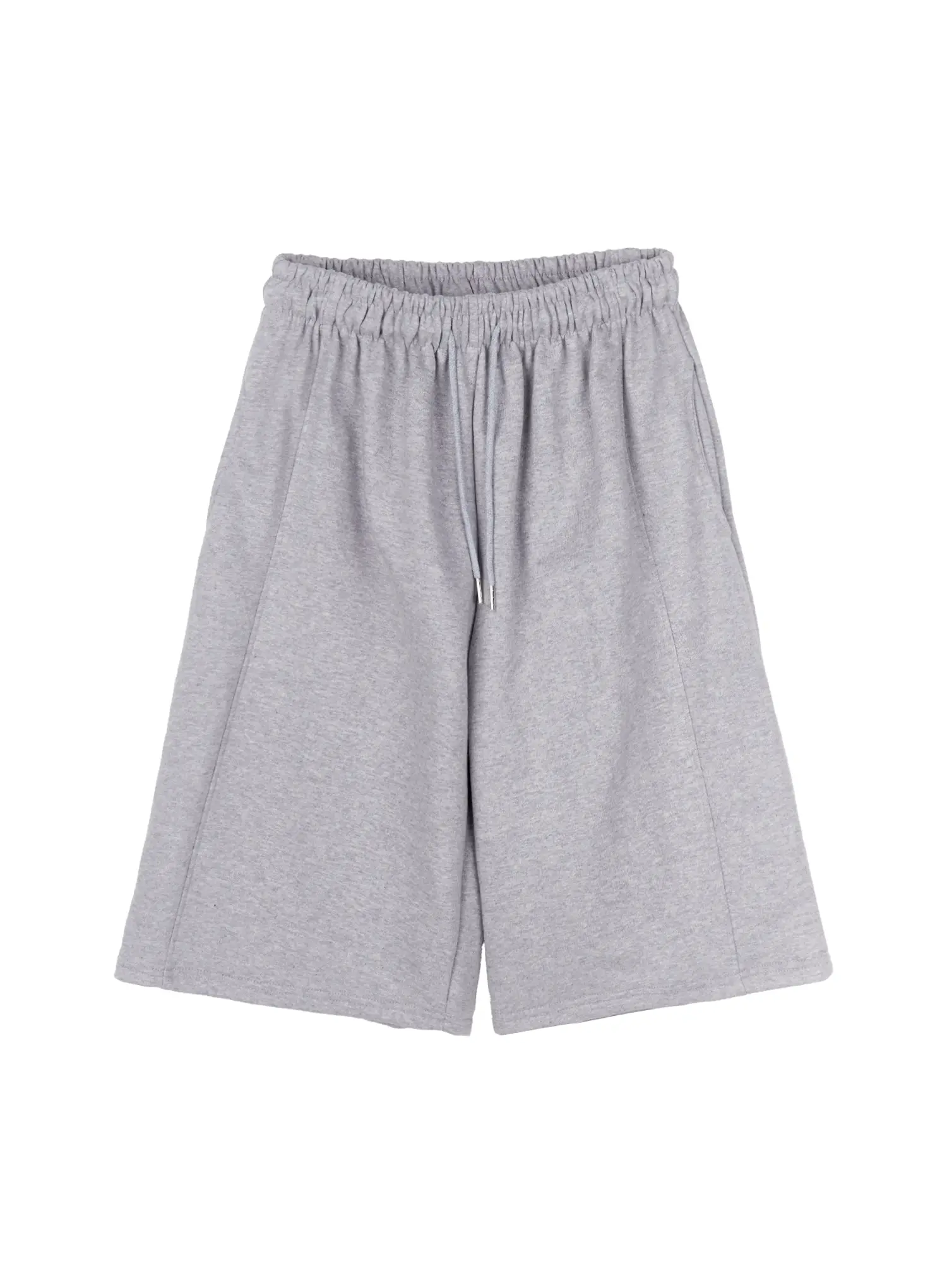 Men's Side Slit Bermuda Sweat Shorts (Gray) IY504 - Image 2